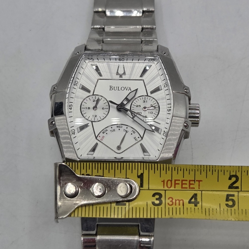 Bulova Winter Moor 96C115 Mens Watch Stainless Steel Water Resistant - Picture 5 of 9